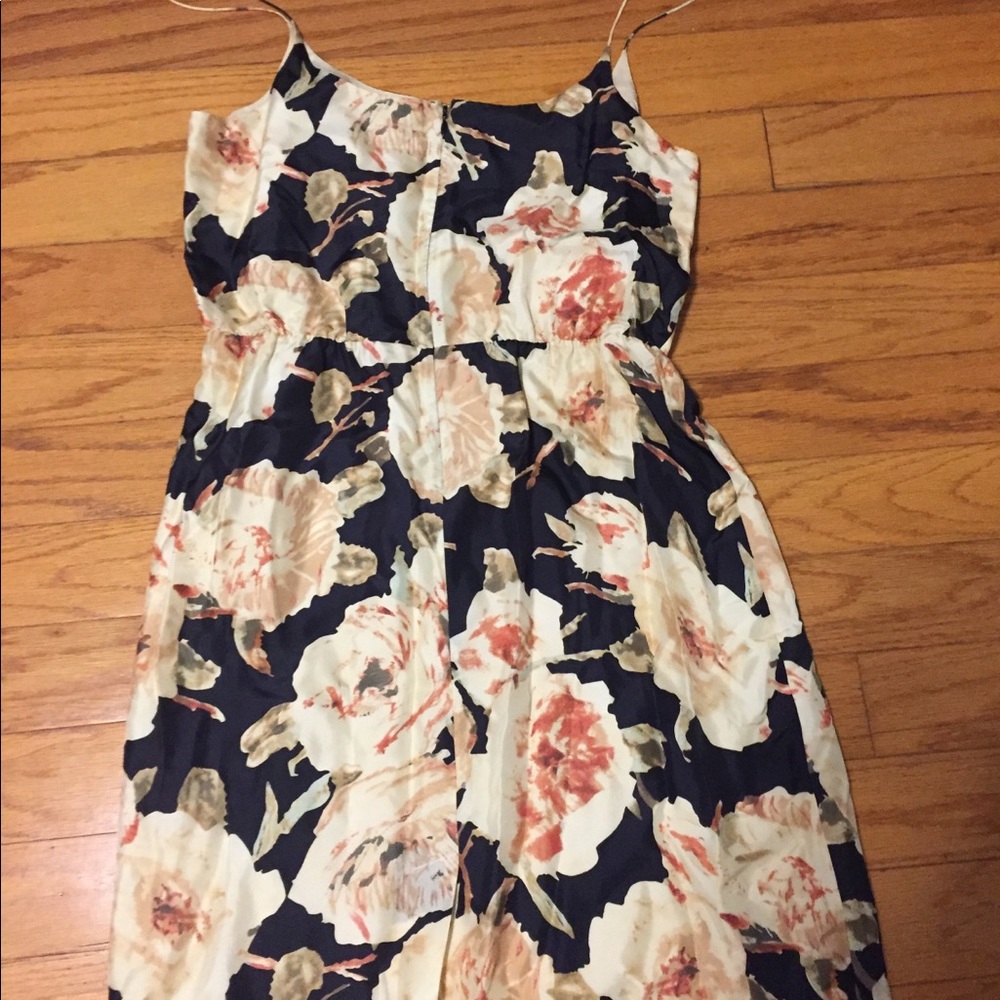 Jcrew fitted floral spaghetti strap dress - Picture 3 of 3